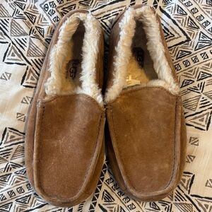 UGG Men's Brown Suede Loafers